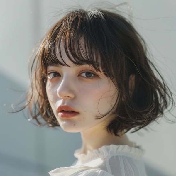 savon hair design casa+×ショート