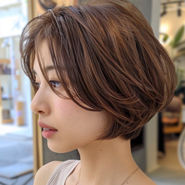 savon hair design casa+×ショート