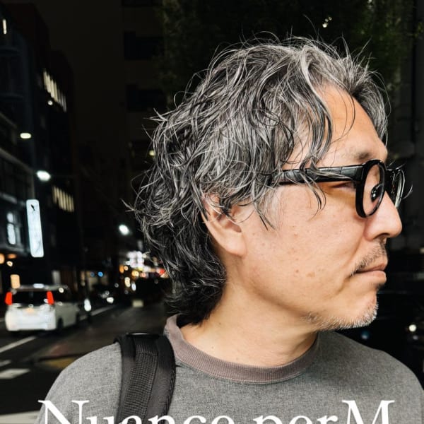 サーフカール/ウェーブミディアム/メンズパーマ