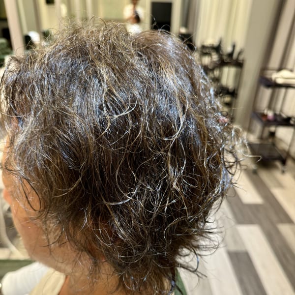 イケおじハイライトパーマ