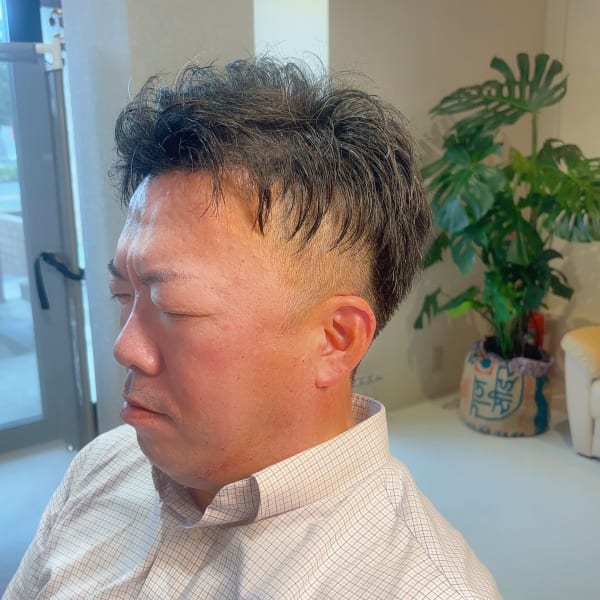 メンズ大人ツーブロック|理美容 Hallelujah