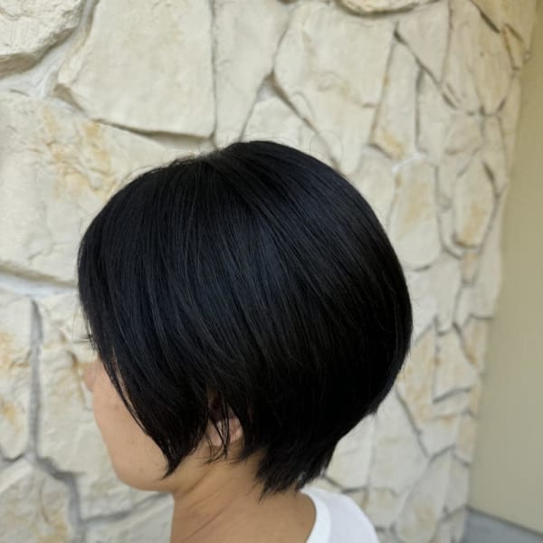 ドライカット×ショートボブ|Hair Make VaLo