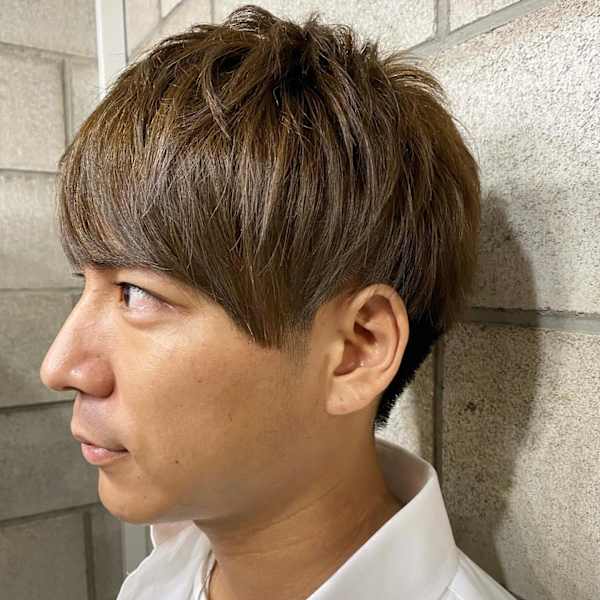 ツーブロックマッシュヘア