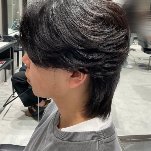 【カルマパーマ】メンズヘア/メンズパーマ/センターパート