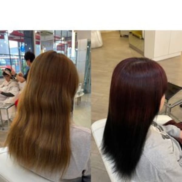 ブリーチ履歴縮毛矯正|Gramercy alex