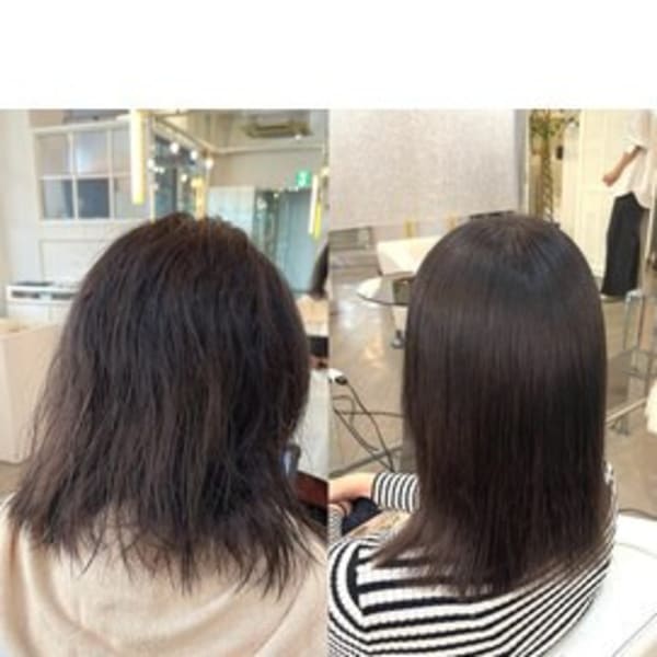 ブリーチ履歴縮毛矯正|Gramercy alex