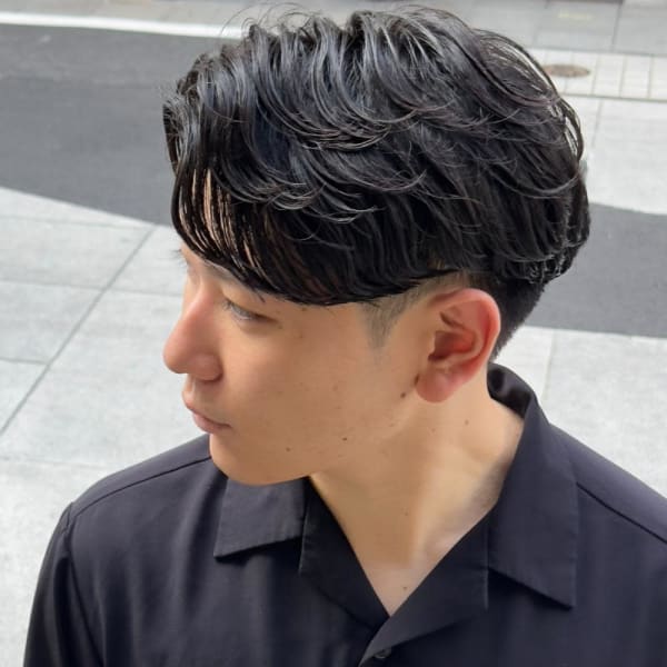 ニュアンスパーマ ビジネス 緩めパーマ