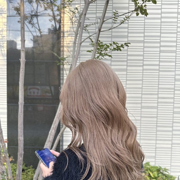 ロングレイヤー×ハイトーンミルクティーベージュ|PLAY