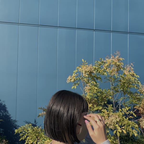 スタイリッシュなぱつっとボブ|PLAY