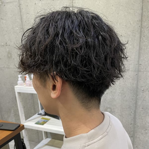 波巻きスパイラルパーマ