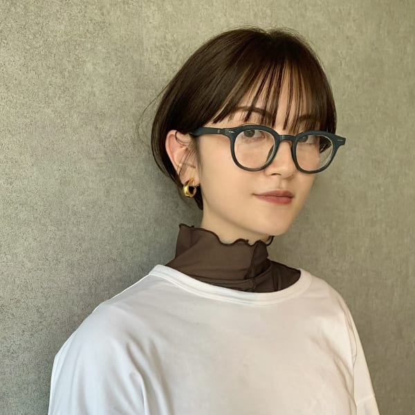 【 マッシュショート × ブラウンベージュ 】浅野美紀|MEIKA