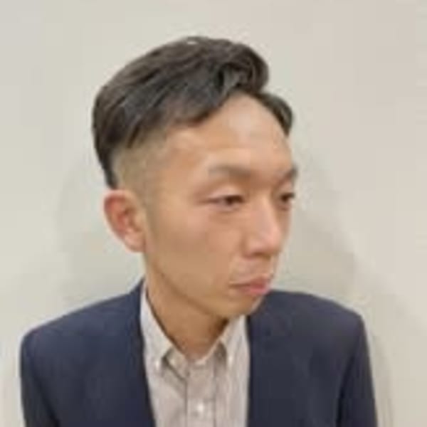 ビジネスマン七三分けツーブロショート【理容室】【七三分け】