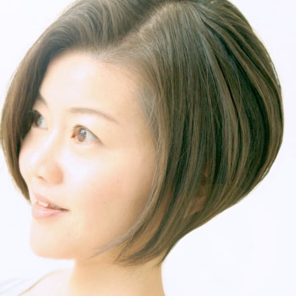 くせ毛カット ショートボブ iNOAカラー |ARENA-HAIR