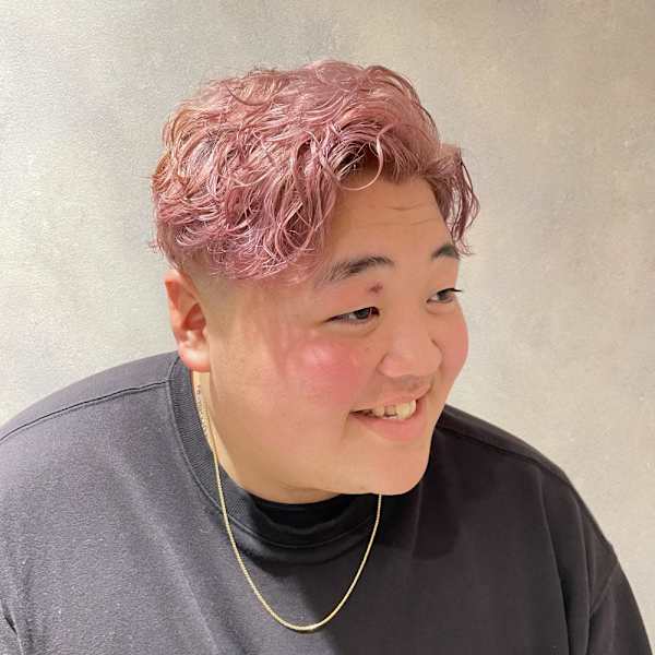 ハイトーンカラー/ブリーチカラー/ピンクベージュ/横浜元町