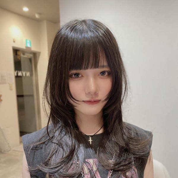 ウルフカット　ロングウルフ　レイヤーウルフ