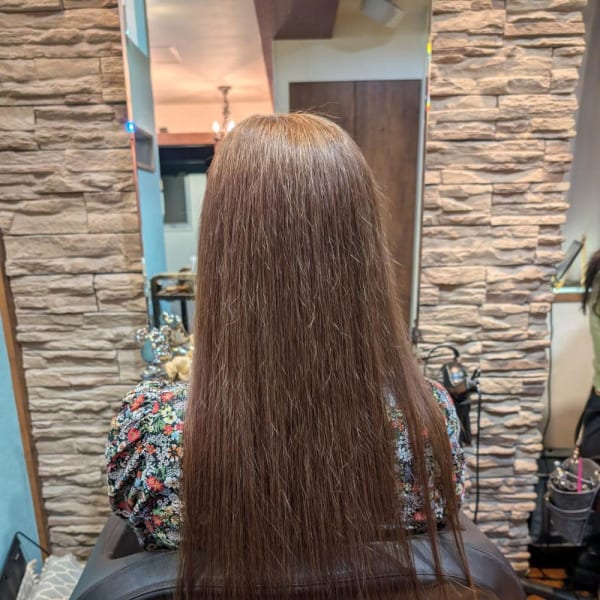 エアストレートでストレートスタイル