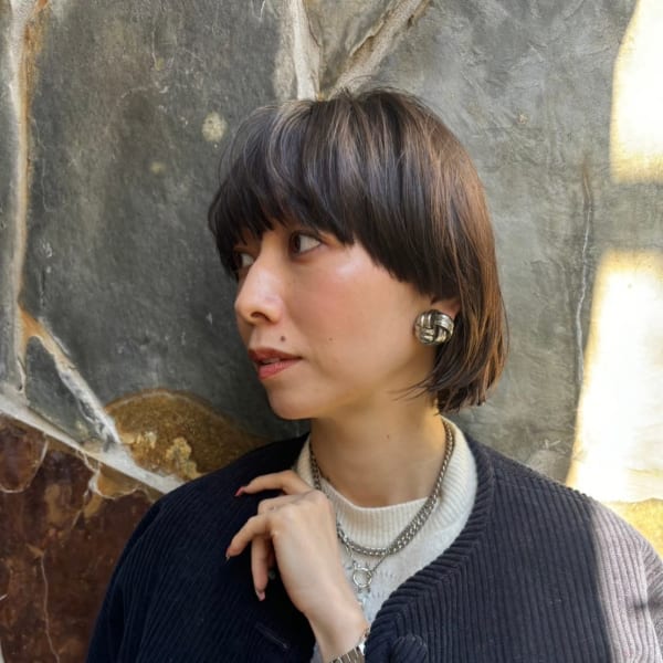 マッシュショート/マッシュウルフ/30代/代官山/中目黒