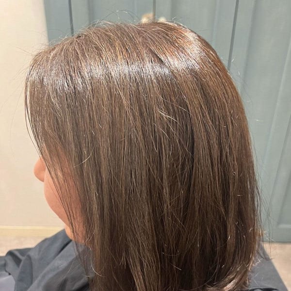 【jurer栄駅3分】脱白髪染めハイライト☆白髪ぼかし