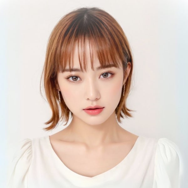 くびレイヤーエモージュ　シースルーバング　ショート　カール|GRITTERs 仙台中央店【グリッター】