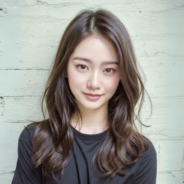 大人ガーリーチョコレートヘルシースタイルくびれセミディカール|GRITTERs 仙台中央店【グリッター】