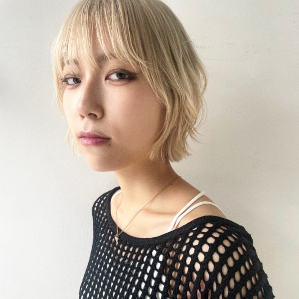 ハイトーンショートボブ|Ash 東戸塚店