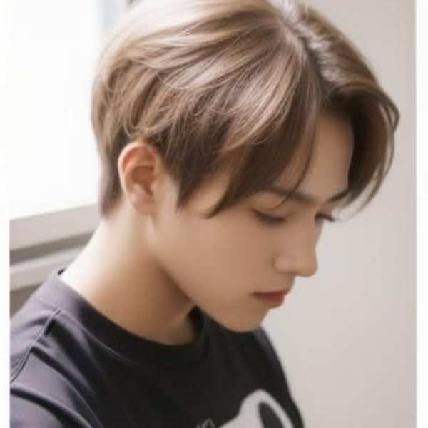 アップバングミディアム