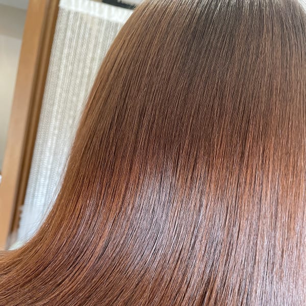 乾かすだけできまるつや髪ナチュラルストレートヘア/宇都宮|Hair lab.Shiro