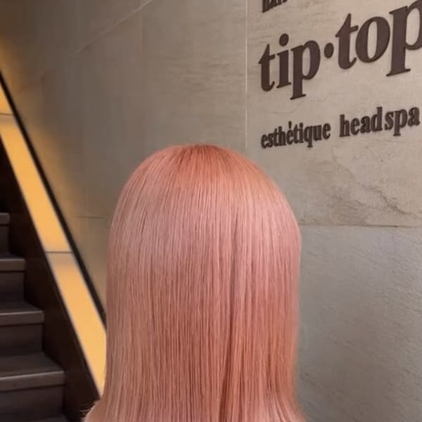 ペールピンクカラー tiptop 目白|tip・top目白店