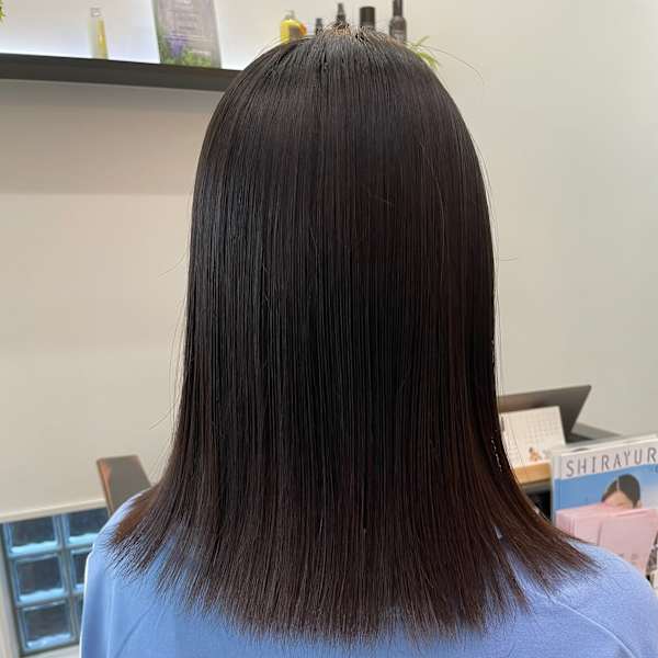 髪質改善ストレート