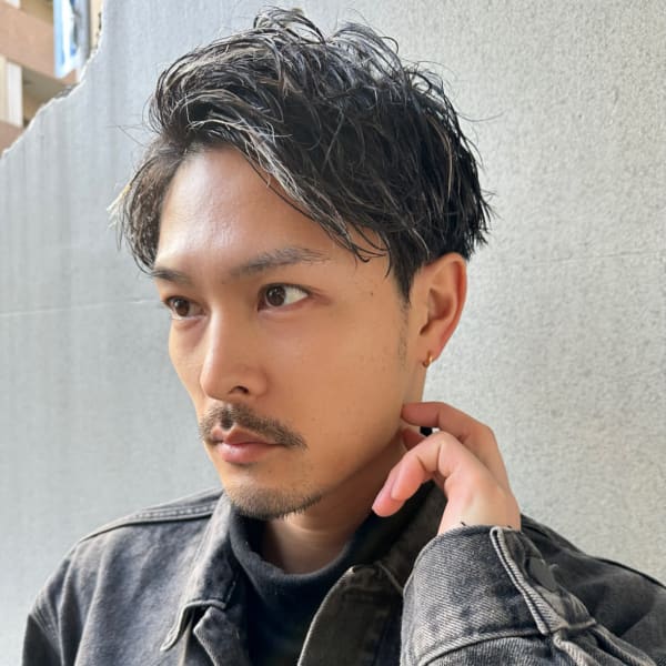 kisai BUZZ*岬弘人メンズパーマ×ハイライト|Kisai Buzz