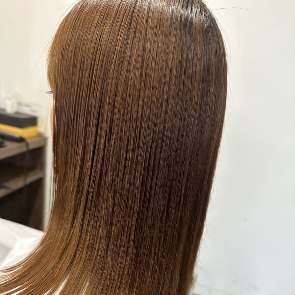 乾かすだけできまるつや髪ナチュラルストレートヘア/宇都宮|Hair lab.Shiro