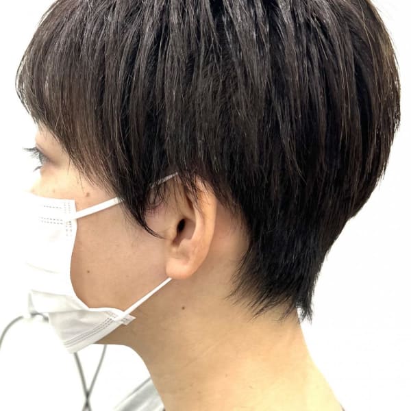 【RATIO 国分寺 渡邊陽平】耳だし束感ベリーショート