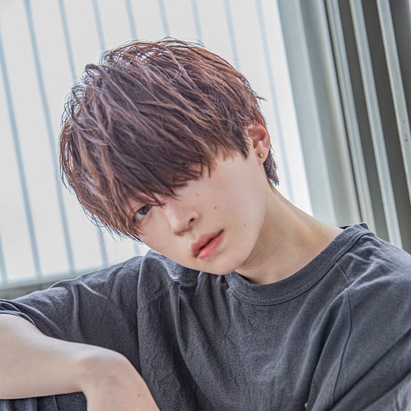 【小久保style】メンズカットツーブロックツイストウルフ