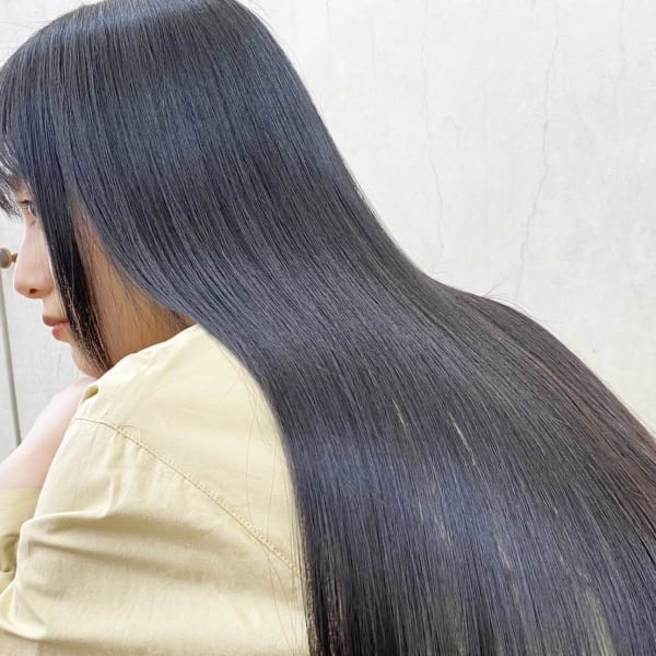 【自然なストレート毛にしたい】ダメージレス縮毛矯正コース|S.ALPHA HAIR DESIGN 名古屋・丸の内