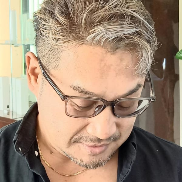 白髪ぼかしハイライト