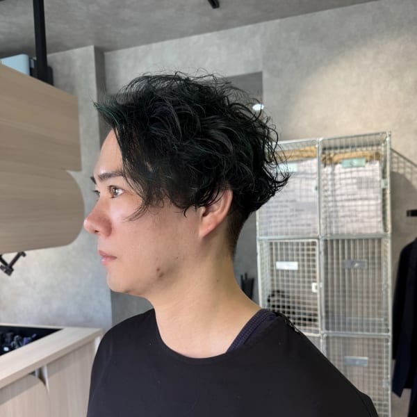 KUsU（クス）×メンズパーマ