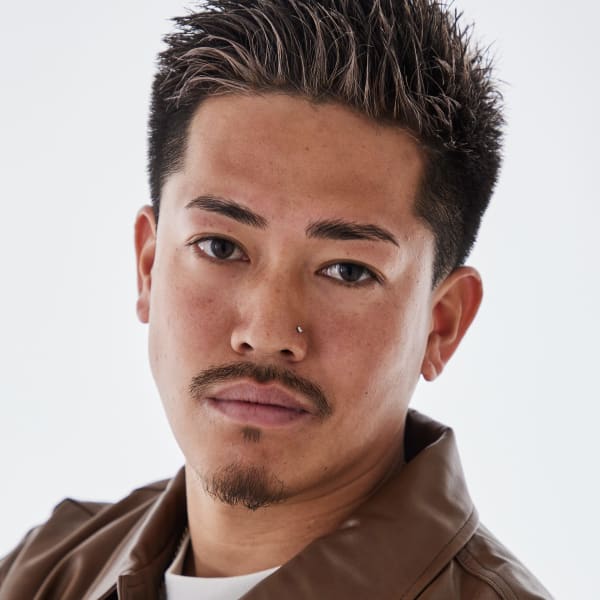 ベリショ×ミルクティーメッシュ