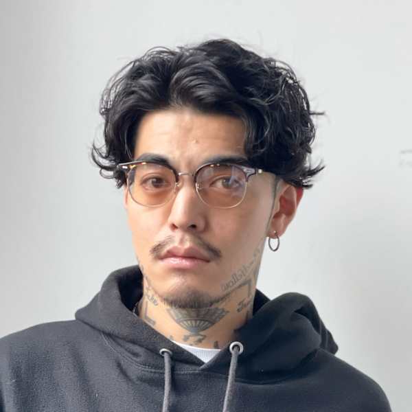 ラルフカール 外国人風パーマ メンズパーマ フェードカット