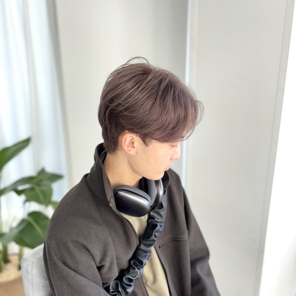 メンズミルクティーベージュ|scene by pizzicato