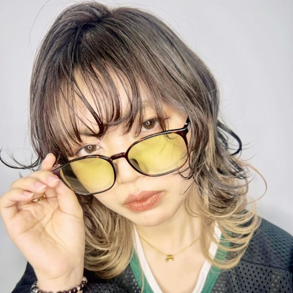 ウルフスタイル×インナーカラー|エイムヘアメイク 横川店