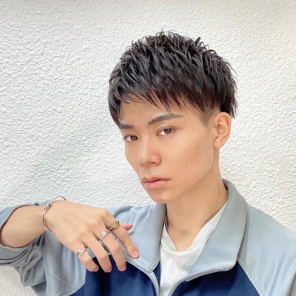 ナチュラルショートバング|NATSUYA