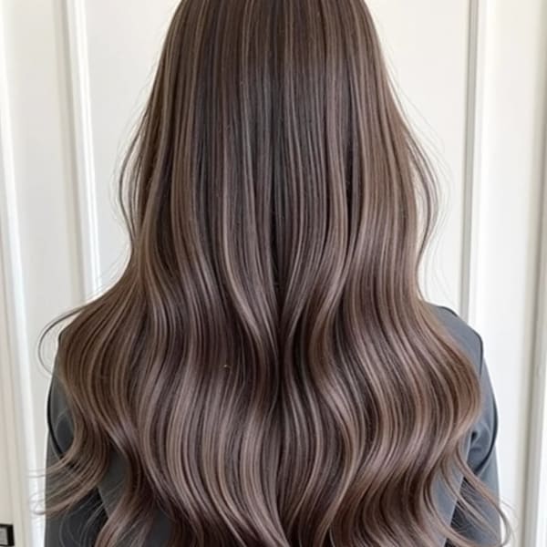 オリーブカラー/ハイライトカラー/セミウェットウェーブ/13