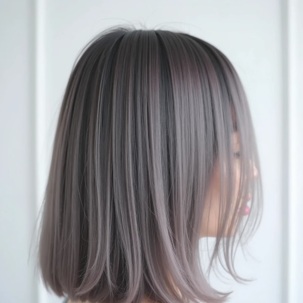 小顔/オリーブカラー/セミウェットウェーブ|pesca 博多駅前店