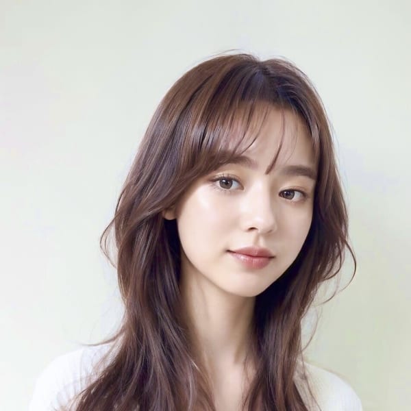 くびレイヤーエモージュシルキーピンクベージュデザインカラー