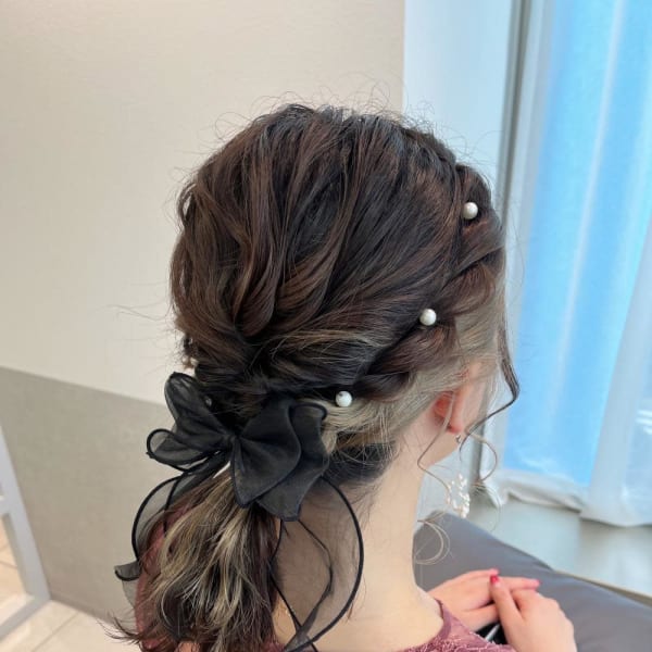 ふわふわポニーテール