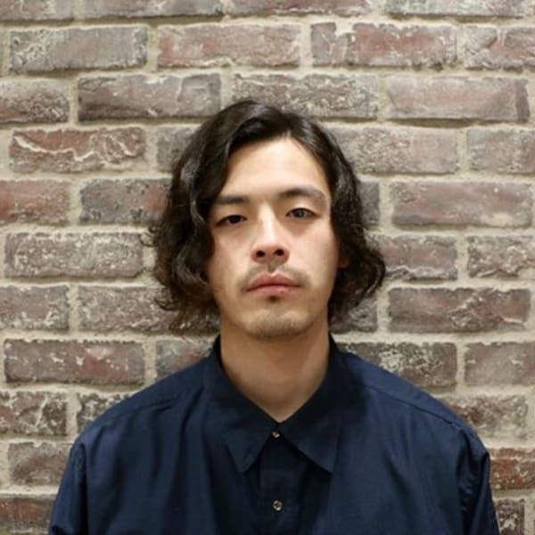 金子ノブアキさん風パーマスタイル