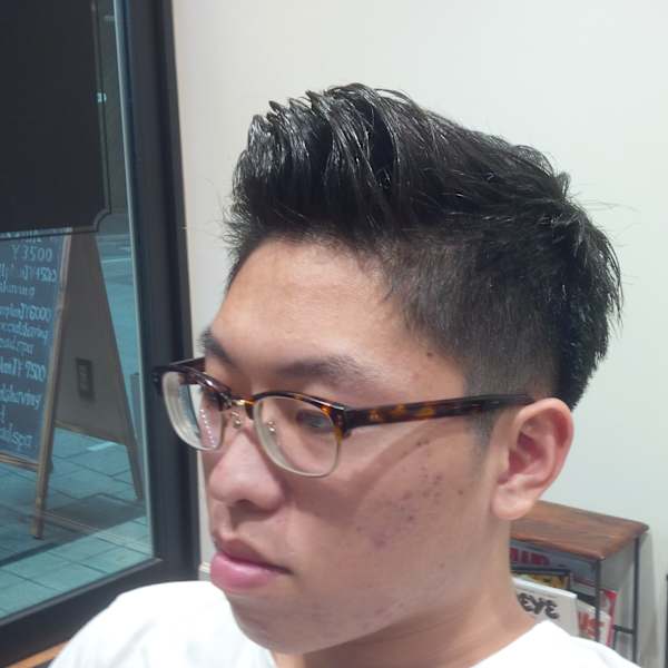 剛毛×ポンパドール