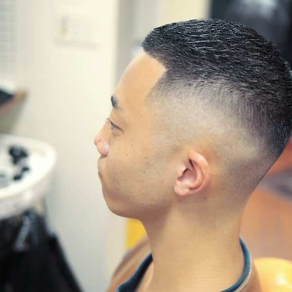 スキンフェード×ボウズスタイル