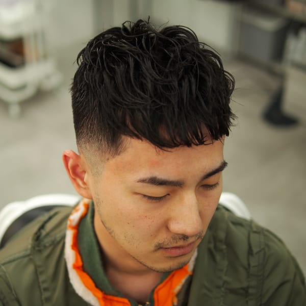 ネオピンパーマ×クロップスタイル