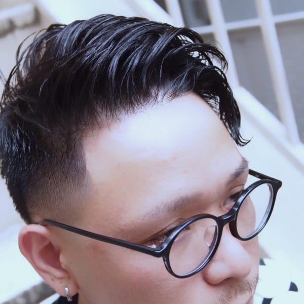 スキンフェード×スウィングアップ